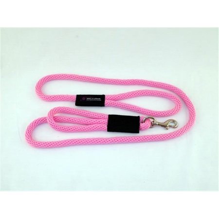 SOFT LINES Soft Lines PSS10808HOTPINK 2 Handled Sidewalk Safety Dog Snap Leash 0.5 In. Diameter By 8 Ft. - Hot Pink PSS10808HOTPINK